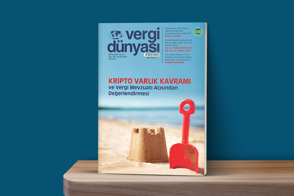 Mayıs 2025 Vergi Dünyası Dergisi